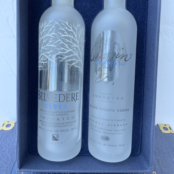 Polish Luxury Vodkas Belvedere Chopin Book Box 50 ml Bottles (Empty Bottles) - Picture 3 of 6